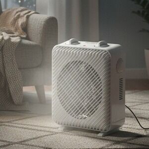 Pelonis PSH08F1AWW Fan Forced‎ Space Heater Mechanical Adjustable Thermostat